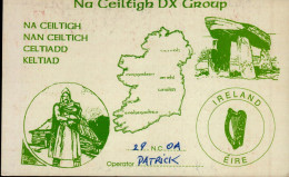 CARTE QSL.. IRELAND   .1995 - Radio