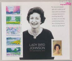 USA Block65 (kompl.Ausg.) Postfrisch 2012 Lady Bird Johnson (10162084 - Unused Stamps