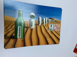 Hong Kong Stamp Card Drink Heineken Wine - Sonstige & Ohne Zuordnung