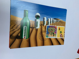 Hong Kong Stamp Card Drink Heineken Wine - Altri & Non Classificati