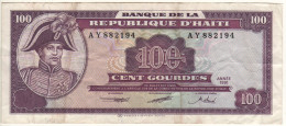 HAITI   100 Gourdes   P258    1991    ( Henri Christophe ) - Haiti