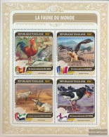 Togo 7654-7657 Sheetlet (complete. Issue) Unmounted Mint / Never Hinged 2016 Flora The World - Togo (1960-...)