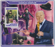 Togo Miniature Sheet 1432 (complete. Issue) Unmounted Mint / Never Hinged 2017 Charlie Chaplin - Togo (1960-...)