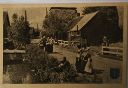 Spakenburg // Klederdracht - An De Eemse Diek Bie 't Haovetje - Hengelsport 194? - Spakenburg