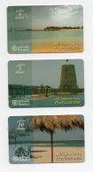 Bahrain Phonecards - Shores In Bahrain 3 Cards Complete Set - Batelco -  ND 1998 Used Cards - Bahreïn