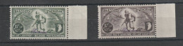 BELGIQUE. Poste Aérienne N° 12 Et 13 Neufs Sans Charnière Surchargés SPECIMEN. Bord De Feuille Superbe. Prix Raisonnable - Collections (sans Albums)