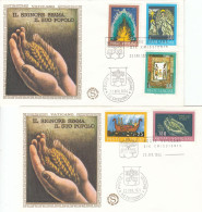 FDC VATICAN 635-639 - Against Starve