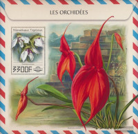 Togo Miniature Sheet 1498 (complete. Issue) Unmounted Mint / Never Hinged 2017 Orchids - Togo (1960-...)