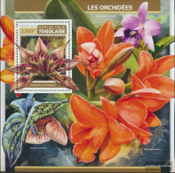 Togo Miniature Sheet 1444 (complete. Issue) Unmounted Mint / Never Hinged 2017 Orchids - Togo (1960-...)