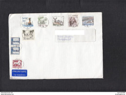 SWEDEN, COVER, BIRDS, LIGHTHOUSES, ANIMALS, BEARS, REPUBLIC OF MACEDONIA  (008) - Storia Postale