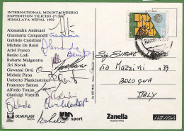 Ae3406 - NEPAL  - POSTAL HISTORY - Mountaineering EXPEDITION To TILICHO   1992 - Escalada