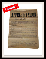 Guerre 1914-1918: Appel à La Nation - Grande Affiche #AffairesConclues - Manifesti