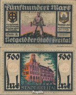 Freital Notgeld Der Stadt Freital Gebraucht (III) 1922 500 Mark - 500 Mark