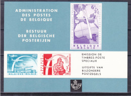 Belgique - COB LX 32 - Feuillet De Luxe - Papier Cartonné - Comité National Du Congo - Avions - Tirage 800 - Folettos De Lujo [LX]