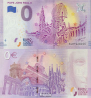 Vatikanstadt Souvenirschein Papst Johannes Paul II. Bankfrisch 2019 0 Euro Papst Johannes Paul II. - Vaticano (Ciudad Del)