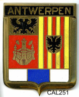 CAL251 - PLAQUE CALANDRE AUTO - ANTWERPEN - Enameled Signs (after1960)