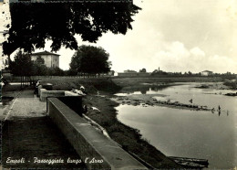 EMPOLI - PASSEGGIATA LUNGO L'ARNO - EDIZIONE SAF - SPEDITA 1956( 17890 ) - Empoli