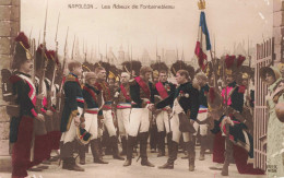 HISTOIRE - Napoléon - Les Adieux De Fontainebleau - Colorisé -  Carte Postale Ancienne - History