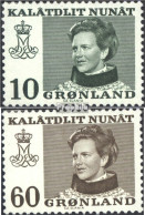 Dänemark - Grönland 84x-85x (kompl.Ausg.) Postfrisch 1973 Königin Margarethe II. - Nuovi