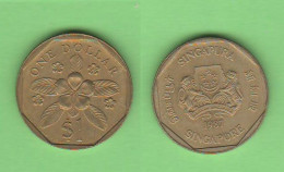 SINGAPORE Singapura 1 $ Dollar 1987 - Singapore