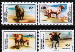 1985 - DOMESTIC ANIMALS - TURKISH CYPRUS STAMPS - UMM - STAMPS - Ferme