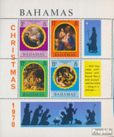 Bahamas Block3 (kompl.Ausg.) Postfrisch 1970 Weihnachten - Andere & Zonder Classificatie