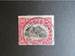 Nr 144 - Leuven Bibliotheek - Centrale  Stempel Brussel 12 - 1915-1920 Alberto I