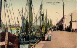 BELGIQUE - Zeebrugge - Môle - Le Port - Colorisé - Carte Postale Ancienne - Brugge