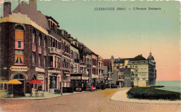 BELGIQUE - Zeebrugge - Môle - L'Avenue Demaere - Colorisé - Carte Postale Ancienne - Brugge