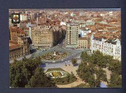 CPM - E - VALLADOLID - VUE AERIENNE DE LA PLACE ZORRILLA - Valladolid