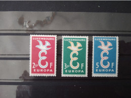 LUXEMBOURG YT 548/550 EUROPA 1958* - 1958