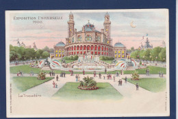 CPA Cut Out Transparente Système Contre La Lumière Non Circulé Exposition 1900 Paris - Contre La Lumière