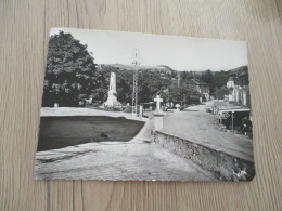 CPSM GF  34 Hérault La Salvetat Sur Agout Place Et Monument Aux Morts - La Salvetat