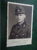 1 S/w.Foto   Soldat Reichsarbeitsdienst Mit Orden Und Pateiabzeichen 1937/38 - 1939-45