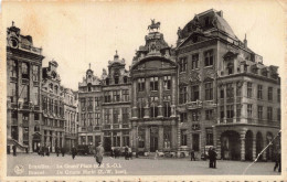 BELGIQUE - Brussels - La Grand Place - Animé  - Carte Postale Ancienne - Squares