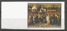 Yugoslavia Serbia Mi.2836UP PROOF IMPERFORATED MNG 1997 - Imperforates, Proofs & Errors