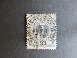 Nr 43 - Centrale Stempel St Josse-T.N.Brux.(Av.Astronomie) - 1869-1888 Lion Couché (Liegender Löwe)