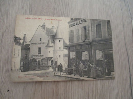 CPA 21 Côte D'Or Arnay Le Duc Place Sadi Carnot Quincaillerie Et Fabrique De Biscuits - Arnay Le Duc