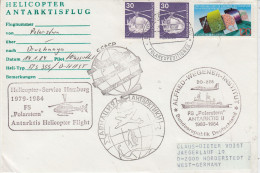 Germany Heli Flight From Polarstern To Drushnaya 14.1.1984 (ET164B) - Vols Polaires