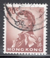 Hong Kong 1962-66 Queen Elizabeth A Single 20 Cent Stamp From The Definitive Set In Fine Used - Gebruikt