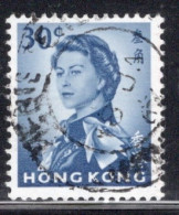 Hong Kong 1962-66 Queen Elizabeth A Single 30 Cent Stamp From The Definitive Set In Fine Used - Used Stamps