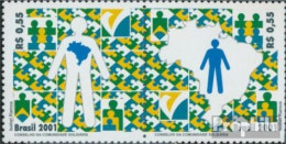 Brasilien 3170-3171 Paar (kompl.Ausg.) Postfrisch 2001 Rat F. Komm. Solidarität - Nuevos