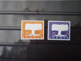 SARRE YT 384/385 EUROPA 1957* - 1957