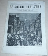 JOURNAL LE SOLEIL ILLUSTRE N°18 Rue Saint Honoré Gravures Portrait Personnalités - 1850 - 1899