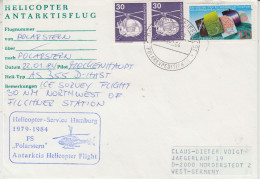 Germany Heli Flight From Polarstern To Polarstern (ice Survey) 22.01.1984 (ET166A) - Vuelos Polares