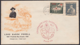 FDC CUBA 1957. LORD BADEN POWELL. BOY SCOUTS. EDIFIL 682/83. - FDC