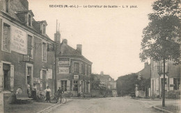 Seiches Sur Le Loir * Le Carrefour De Suette * Débit De Tabac Tabacs TABAC * Hôtel Du Lion D'Or PERAUD ANJARD - Seiches Sur Le Loir