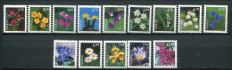 Norway.  Flowers. 14 Stamps. ALL MINT** - Collections