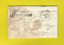 1829 De TOULOUSE  LETTRE SIGNEE Pour Dominique  Espy Fils MAITRE DE FORGES Foix Ariège NEGOCE FINANCE V.SCANS - 1801-1848: Vorläufer XIX