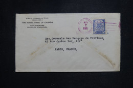 DOMINICAINE - Enveloppe Commerciale De Santo Domingo Pour Paris En 1925 - L 146787 - Dominicaine (République)